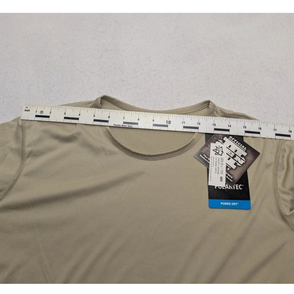 NWT Polartec ECWCS Gen III Level 1 Undershirt Mens Medium Regular Tan